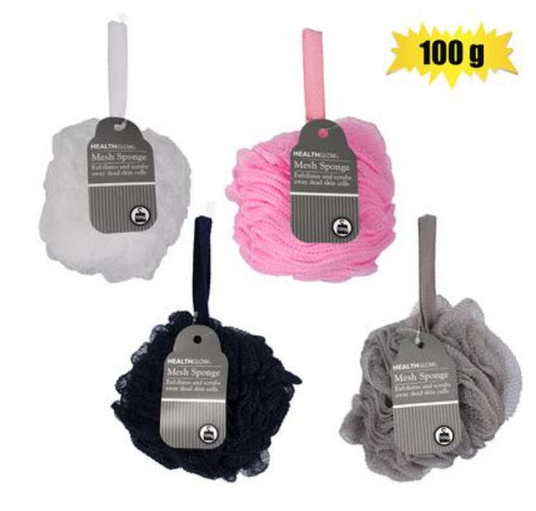 Bath Sponge Mesh W/Ribbon 100G