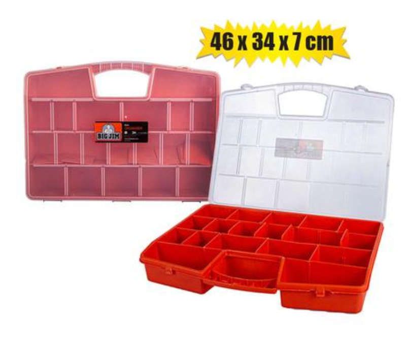 Utility/Tool-Box Pl Orange     46X34X7Cm