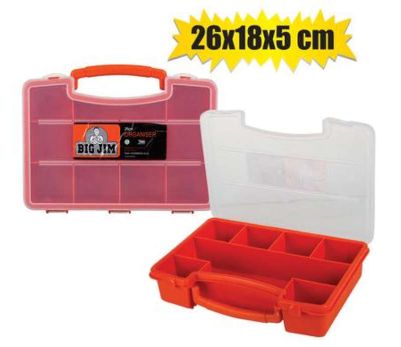 Utility/Tool-Box Pl Orange     26X18X5Cm