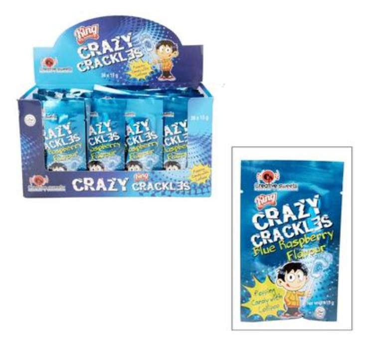 Sweet Novelty Cs Crazy Crackles Raspbery