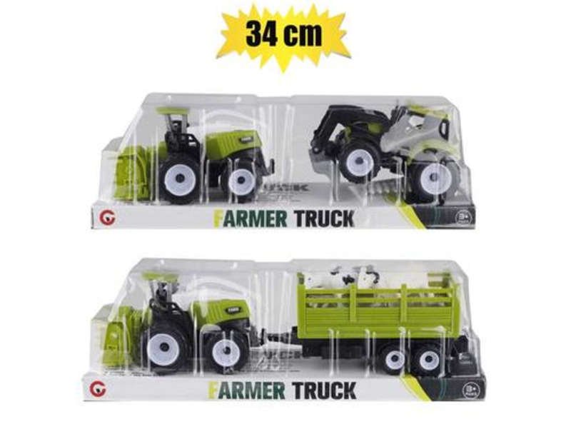 Vehicle Farm Friction Tractor 34Cm