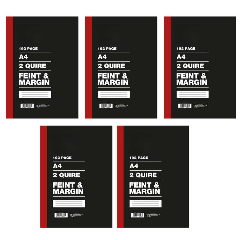 2 Quire / 192 pages A4 Counter Books F/M