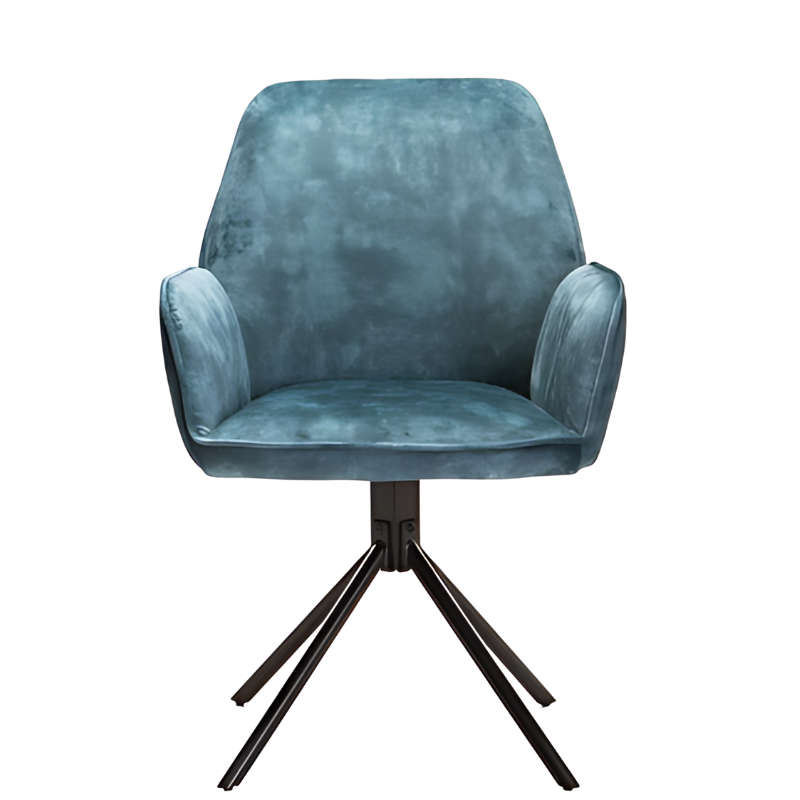 Opulent Velvet Dining Seat - Teal