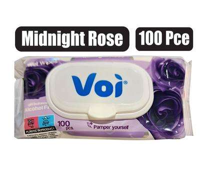 Voi Wet Wipes 100pc Midnight Rose