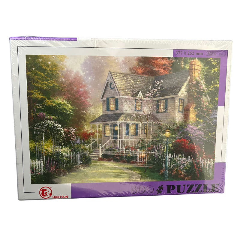 300-Piece Cozy House Jigsaw Puzzle