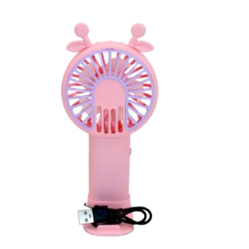 USB R/C EasyAcc Mini Portable Fan for Desktop-pink and purple