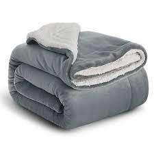 Soft Sherpa Fleece - Big Size - Grey
