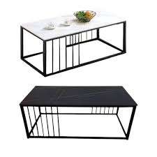 MODERN Rectangle Marble top Coffee Table