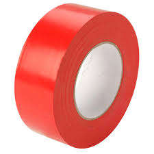 ABSTO TAPE FLOOR MARKING 48MMX30M RED