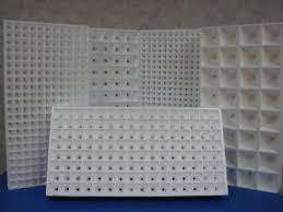 200 square holes Agriculture Polystyrene seedling trays (set of 3)