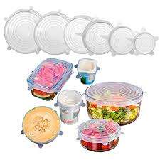 SUPER STRETCH SILICON LIDS 6pcs