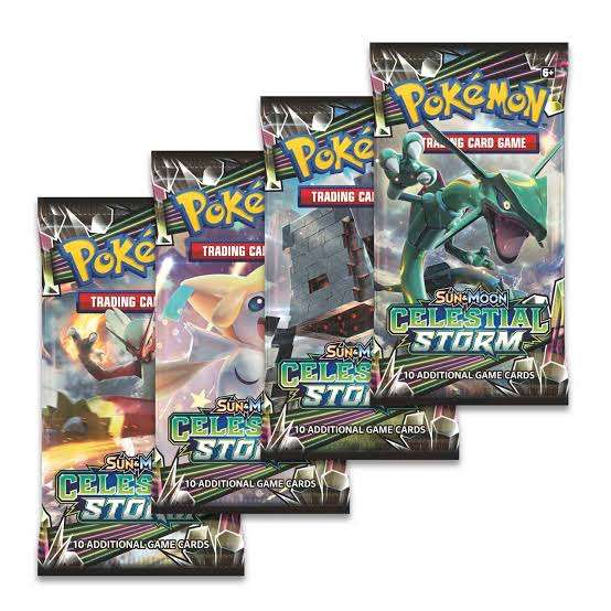 Pokemon Sun & Moon Celestial Storm Booster Pack