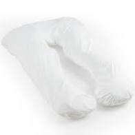 Jack Brown Pregnancy Pillow U Shap- White (Refurbished)
