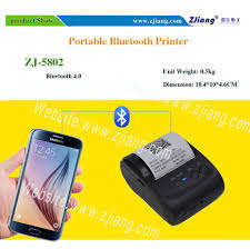58mm portable wireless mobile printer Bluetooth mini thermal printer