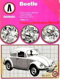 Volkswagen Beetle, Super Beetle, Karmann Ghia 1968-77 Autobook (Owners Workshop Manual)