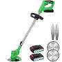 25V 7500mAh Electric Cordless Lawn Mower with 2 Batteries -18850