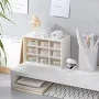Shein 1PC 9-Grid Desktop Storage Box,one-size