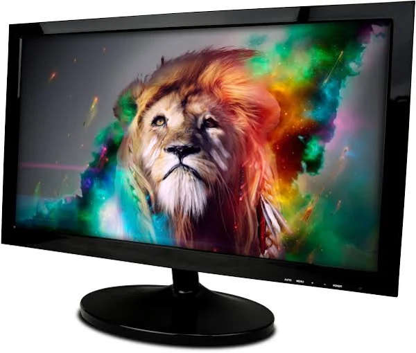 Mecer 19.5` 16 x 9 TFT LED Wide Monitor, 1600 x 900 W/VGA + HDMI and Built-in Speakers - Black