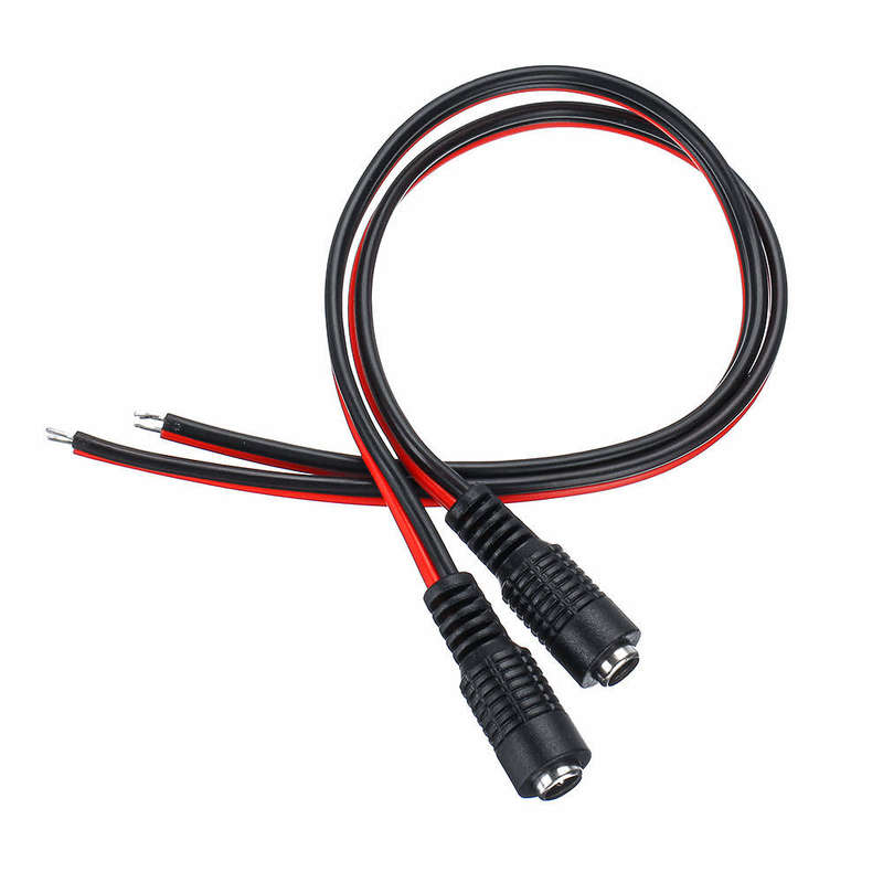 Female DC Power Socket Jack Plug Wire