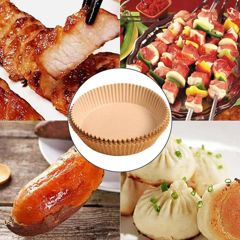 50 pcs Round Liners Disposable 200mm x 40mm