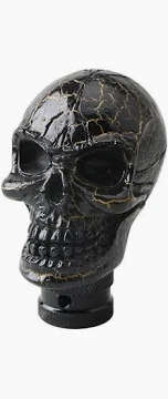 Manual Gear Shift Knob Aluminum Alloy Skull Head Gear Knob Personalized Car