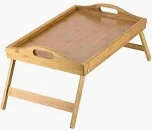 Foldable Bamboo Bed Tray Bamboo Bed Tray Tray Serving Set Brown 1 Each