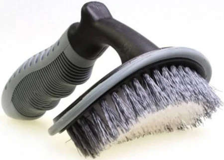 Brush Car Tire Washing Microfibre Brush with Rubber Handle Wet and Dry Brush