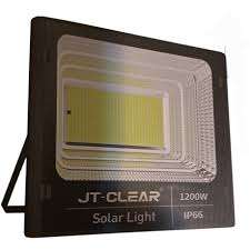 1200W Solar lights made of aluminum glass for high brightness