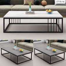 MODERN Rectangle Marble top Coffee Table