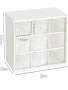 Shein 1PC 9-Grid Desktop Storage Box,one-size