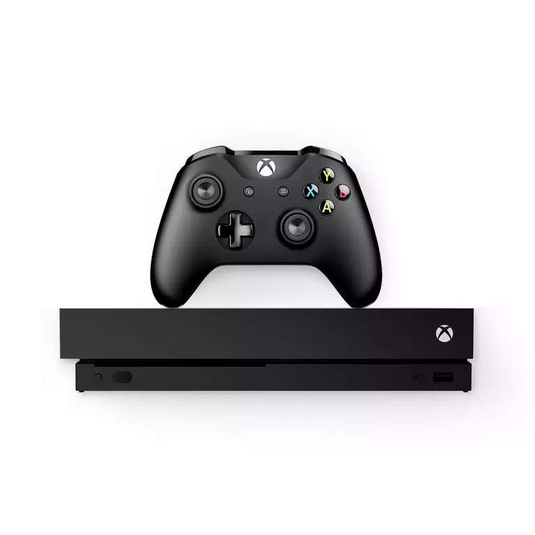Xbox One X 1TB Black + HDMI Cable + Power Cable + 1 Controller