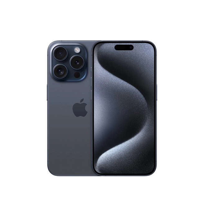 iPhone 15 Pro 256GB Blue Titanium (12 Month Warranty) + Cover Bundle Value: R200