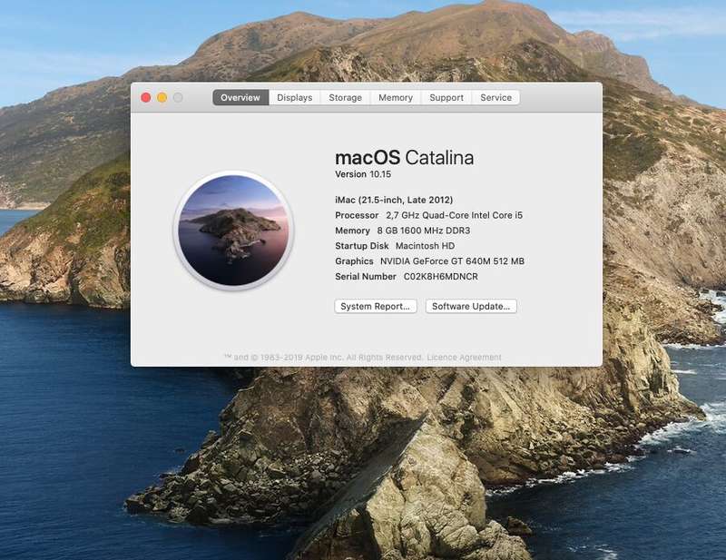 iMac 21,5-Inch "Core i5" 2,7GHz  (2012) 8GB RAM 1TB SATA Silver