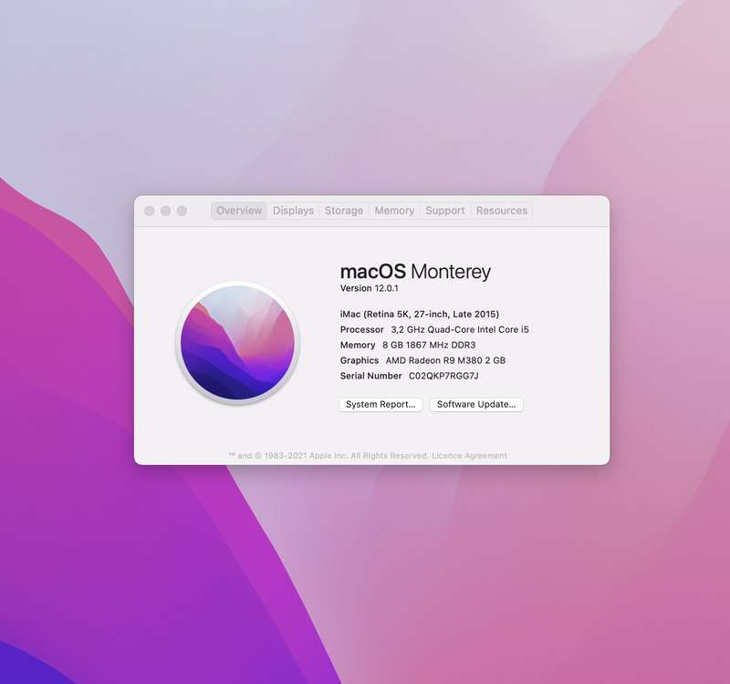 iMac 27-Inch "Core i5" 3.2 GHz (5K, Late 2015) 8GB RAM 1TB Fusion Drive Silver (12 Month Warranty)