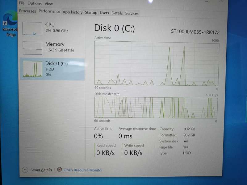 Dell Inspiron 13 5000, 2.40GHz, "Core i3-100U", 4GB RAM, 1TB HDD, Grey