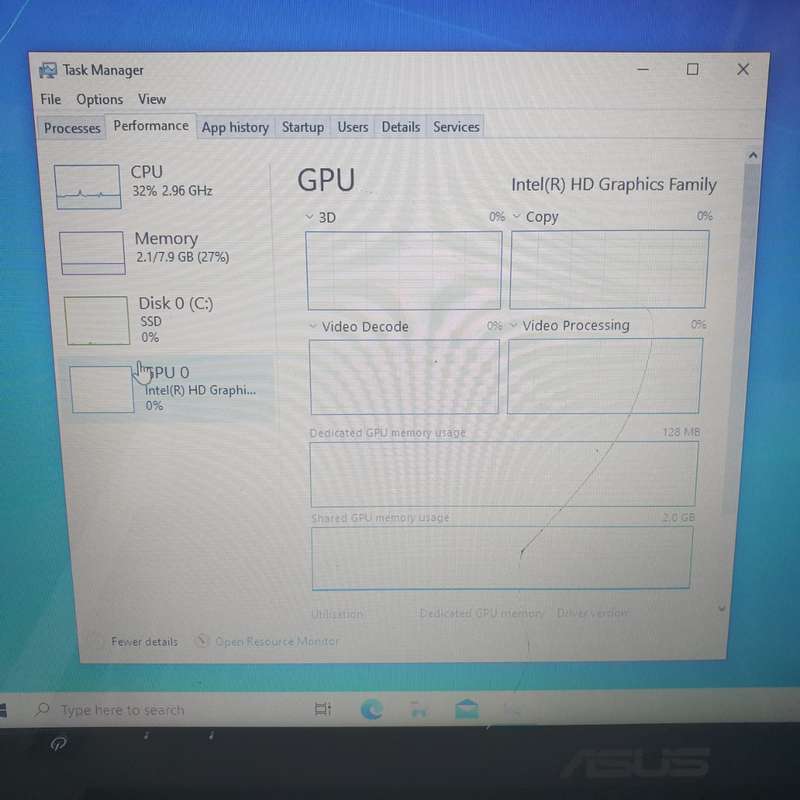 Asus Vivobook S551L, 1.80GHz , "Core i7-4500U", 8GB RAM, 500GB SSD, Cracked Screen, Gray