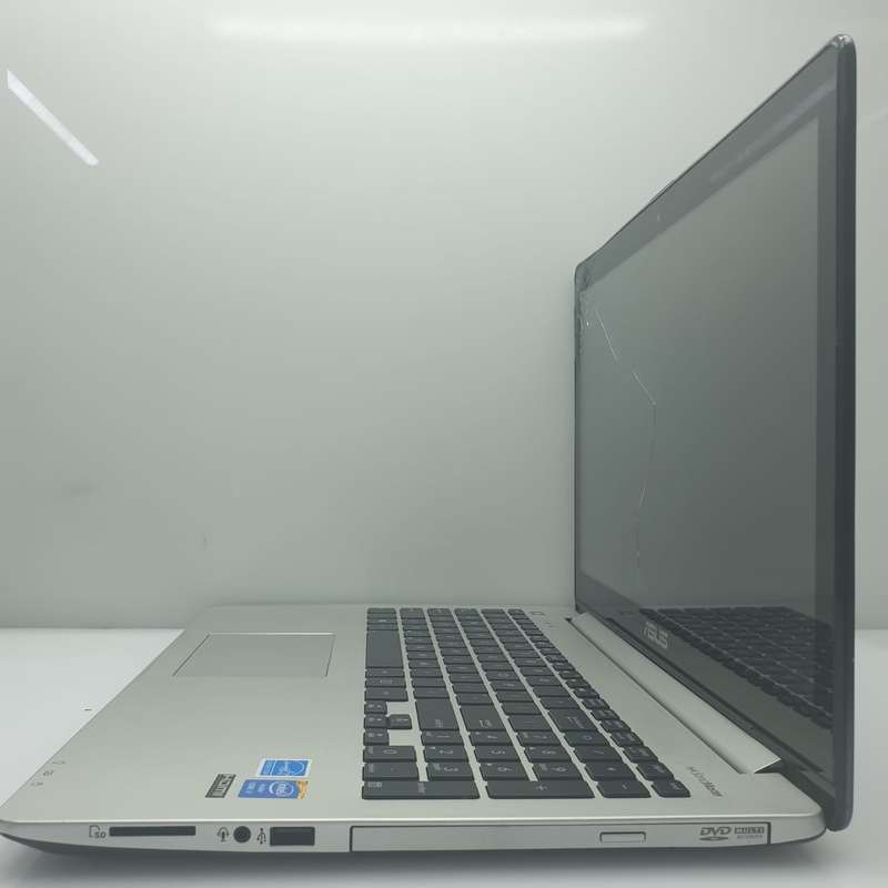 Asus Vivobook S551L, 1.80GHz , "Core i7-4500U", 8GB RAM, 500GB SSD, Cracked Screen, Gray