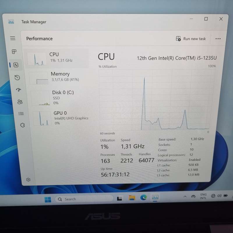 Asus ExpertBook B3402 Flip Hybrid Working Laptop "Core i5" 1.30GHz 8GB RAM 512GB SSD Black (6 Mon...