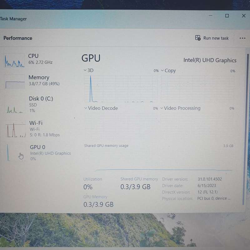 HP 15-dw3028ni "Core i3" 2.00GHz 8GB RAM 256GB SSD Damaged Casing Silver