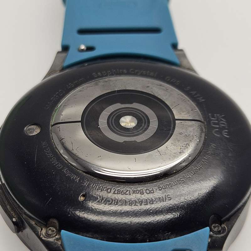 Samsung Galaxy Watch 5 Pro 45mm GPS Only Black Titanium (3 Month Warranty) - With Blue Straps