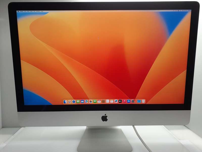 iMac 27-Inch "Core i5" 3.8GHz (5K, Mid-2017) 8GB RAM 128GB SSD | Cracked Screen | Silver (6 Month...