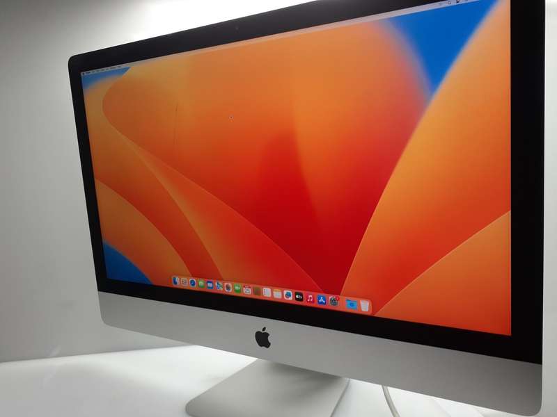 iMac 27-Inch "Core i5" 3.8GHz (5K, Mid-2017) 8GB RAM 128GB SSD | Cracked Screen | Silver (6 Month...