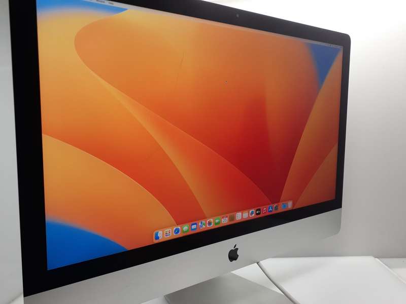 iMac 27-Inch "Core i5" 3.8GHz (5K, Mid-2017) 8GB RAM 128GB SSD | Cracked Screen | Silver (6 Month...