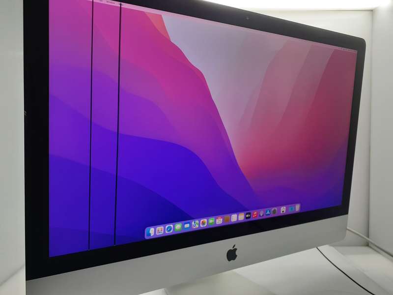 iMac 27-Inch "Core i5" 3.4 GHz (5K, Mid-2017) 8GB RAM 2TB HDD Cracked Screen Silver (6 Month Warr...