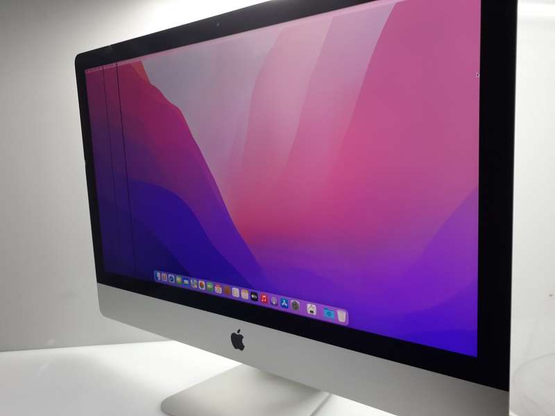 iMac 27-Inch "Core i5" 3.4 GHz (5K, Mid-2017) 8GB RAM 2TB HDD Cracked Screen Silver (6 Month Warr...