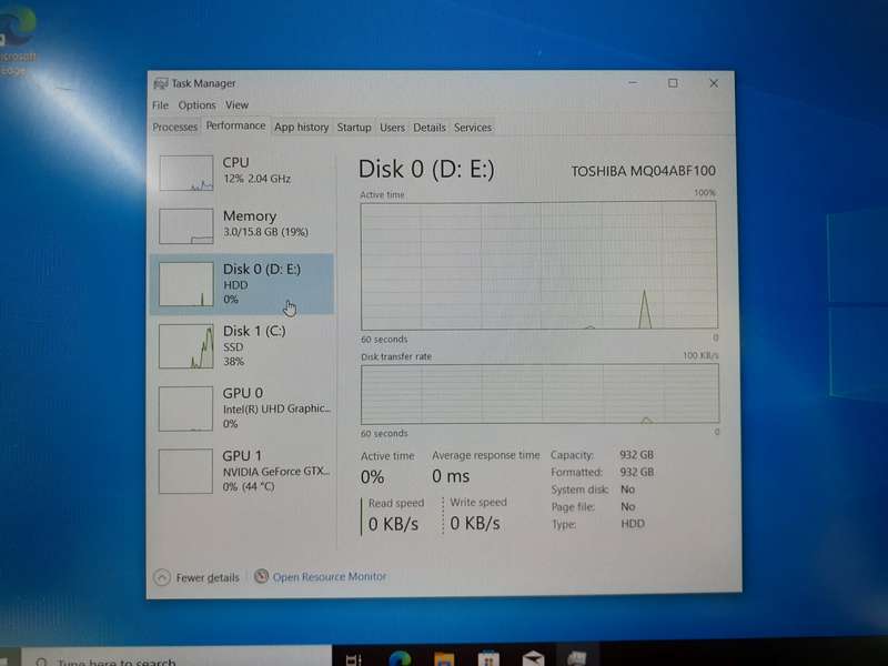 Dell G5 5587 "Core i7" 2.2GHz 16GB RAM 1TB HDD Bad Battery Black