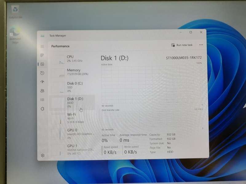 Dell Inspiron 15 Gaming 7577 "Core i7" 2.8GHz 32GB RAM 1TB HDD + 128GB SSD Black (12 Month Warranty)