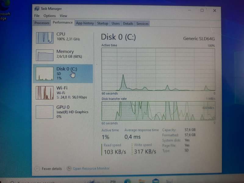 Dixon CW14Q1P 2 In 1 Notebook 4GB RAM 64GB Generic SLD | Cracked Screen and Casing | Grey