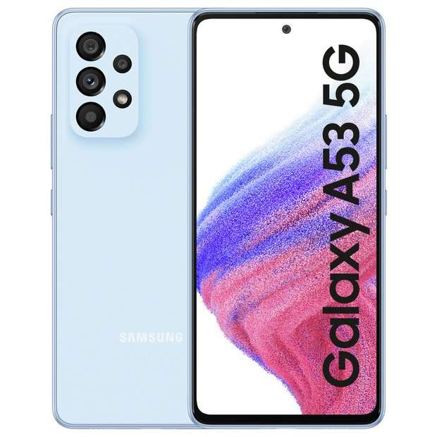 Samsung Galaxy A53 128GB 5G Dual Sim Blue (3 Month Warranty) - Minor LCD Burn