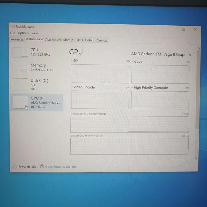 Asus M515D Ryzen 5 2.10GHz 8GB RAM 256GB SSD | Hinge Damage | Bright Spot Grey